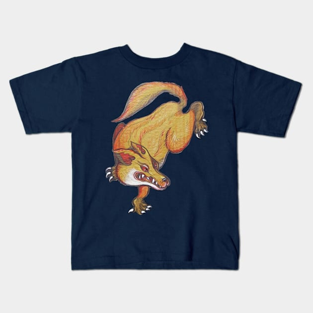 Fantastic Fox Kids T-Shirt by AmeUmiShop